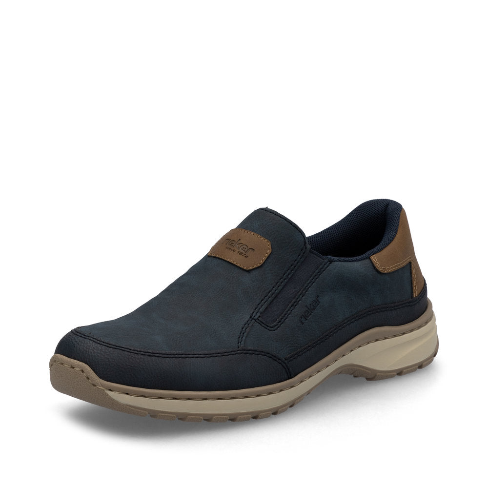 Rieker Men's 03365-14 Blue Combination