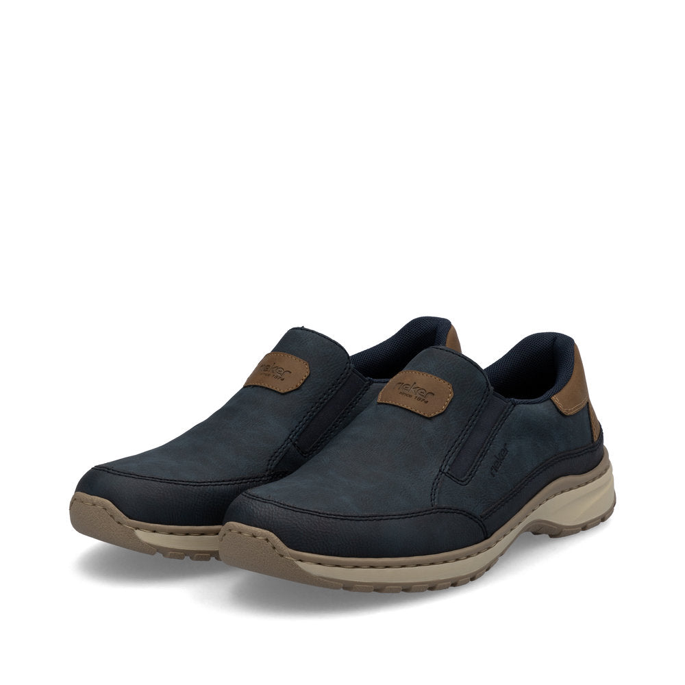 Rieker Men's 03365-14 Blue Combination