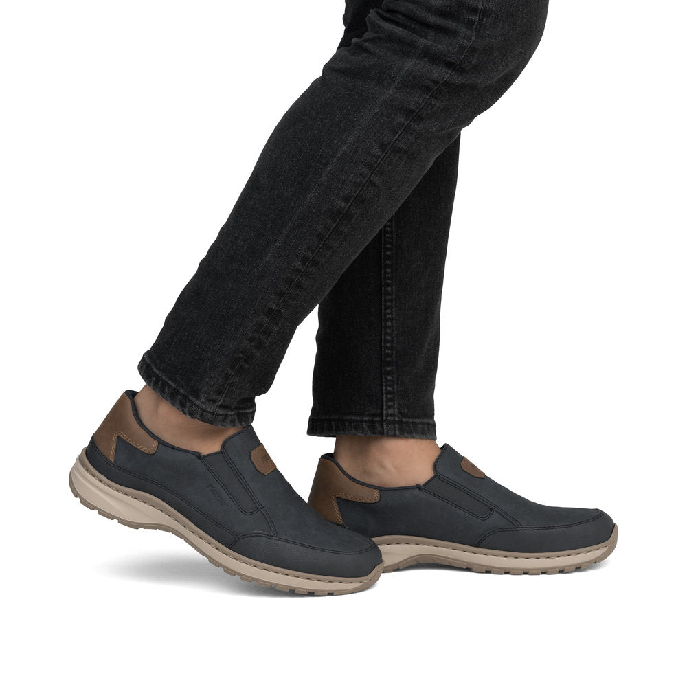 Rieker Men's 03365-14 Blue Combination