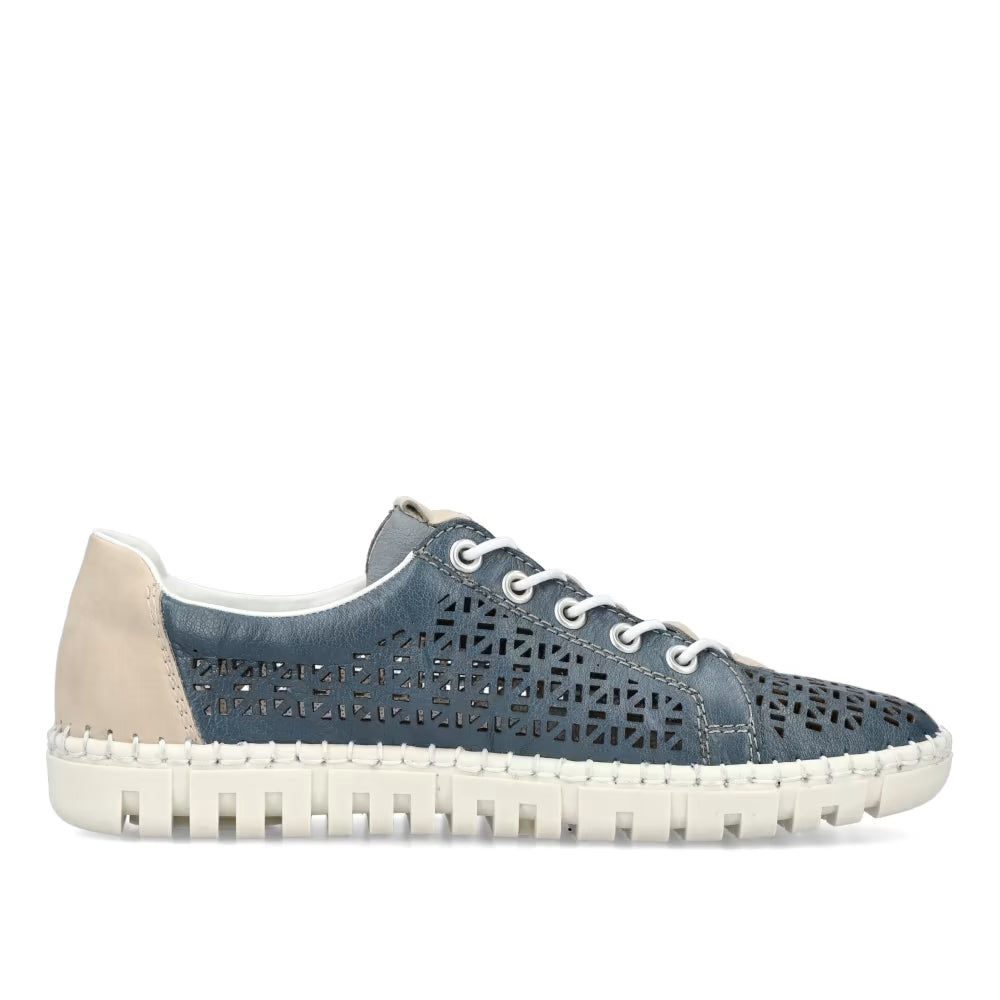 Rieker Women's M2357-12 Blue