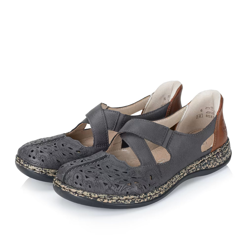 Rieker Women's 46352-45 Grey