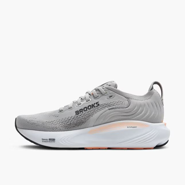 Brooks Women’s Adrenaline GTS 25 Grey/Blackened Pearl/Coral
