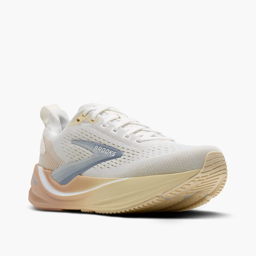 Brooks Women’s Ghost Max 4 White/Rose/Rutabaga