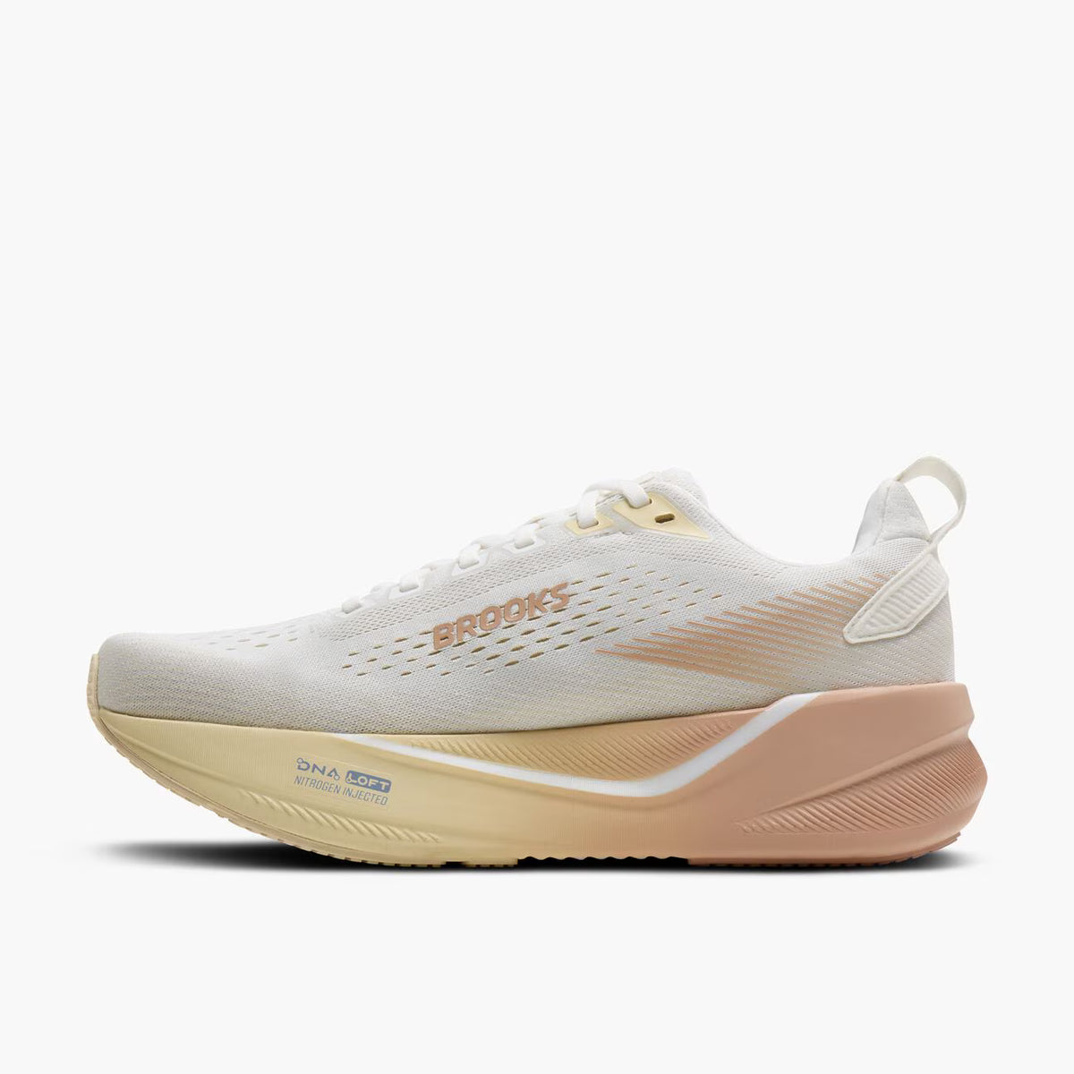 Brooks Women’s Ghost Max 4 White/Rose/Rutabaga