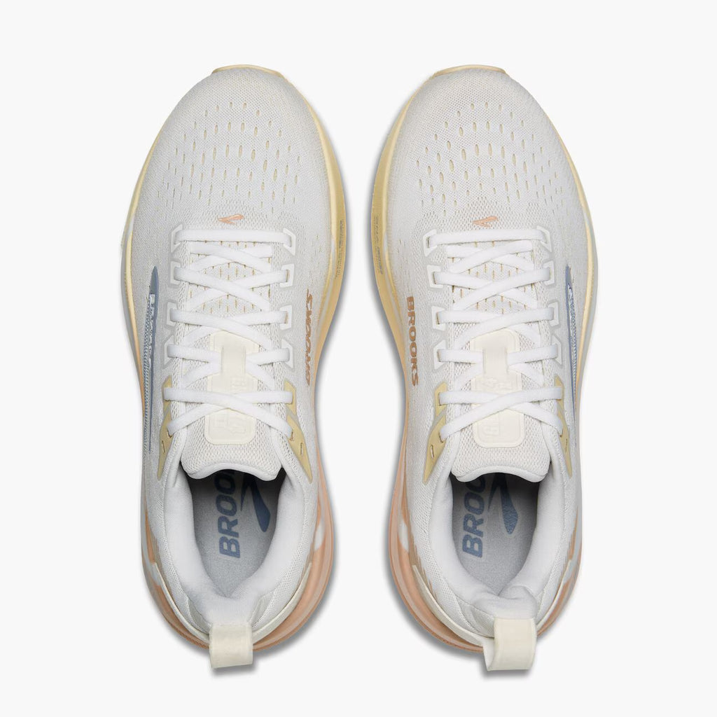 Brooks Women’s Ghost Max 4 White/Rose/Rutabaga