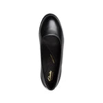 Clarks Women’s Shaya Poppy Black Leather