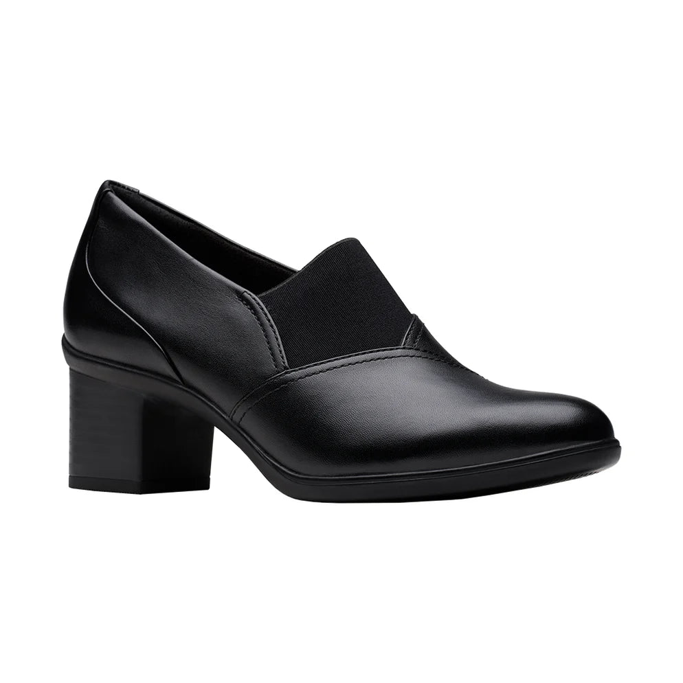 Clarks Women’s Shaya Tess Black Leather