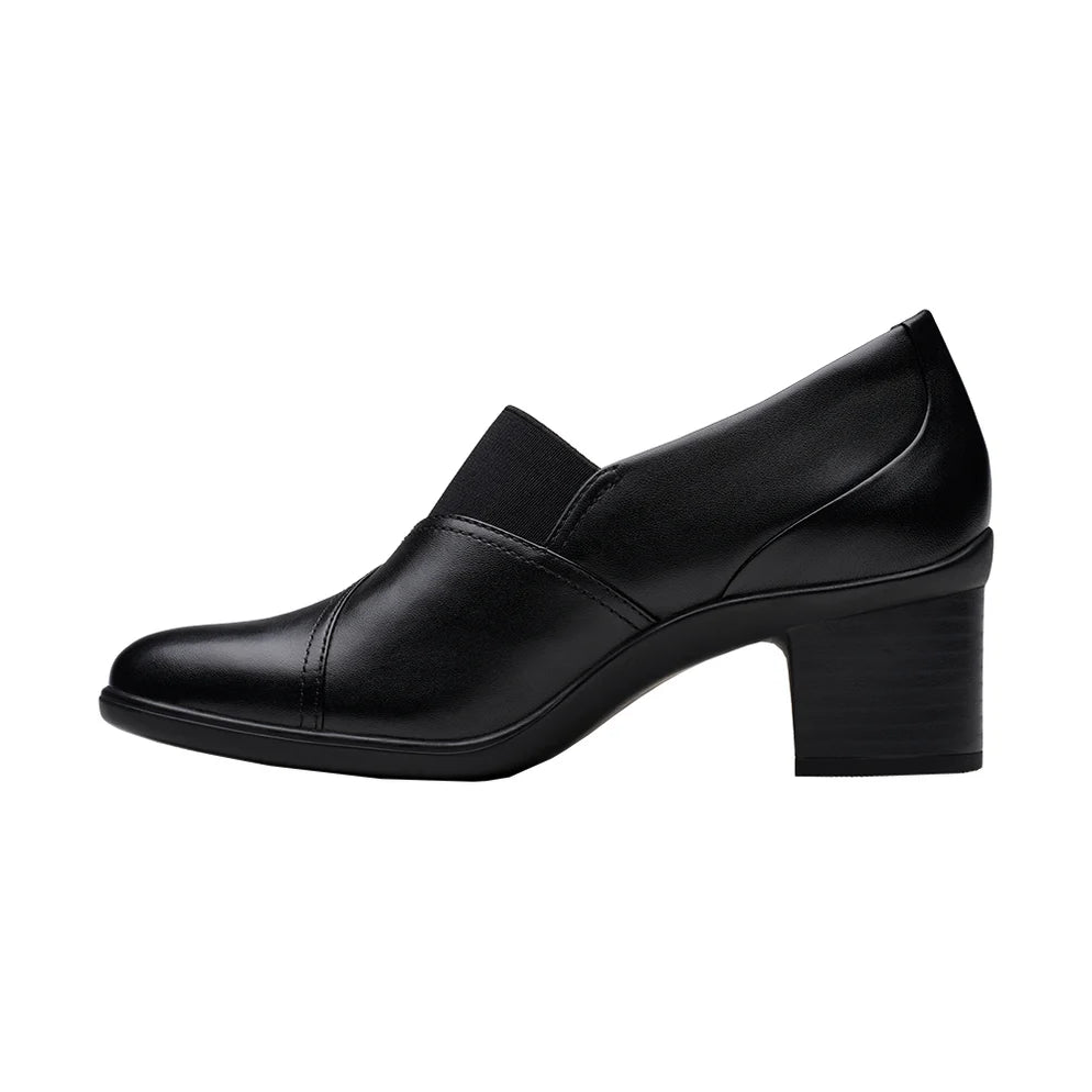 Clarks Women’s Shaya Tess Black Leather