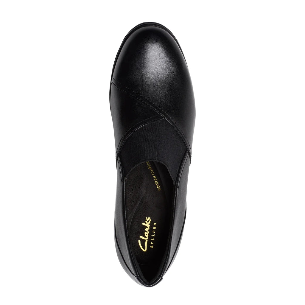 Clarks Women’s Shaya Tess Black Leather