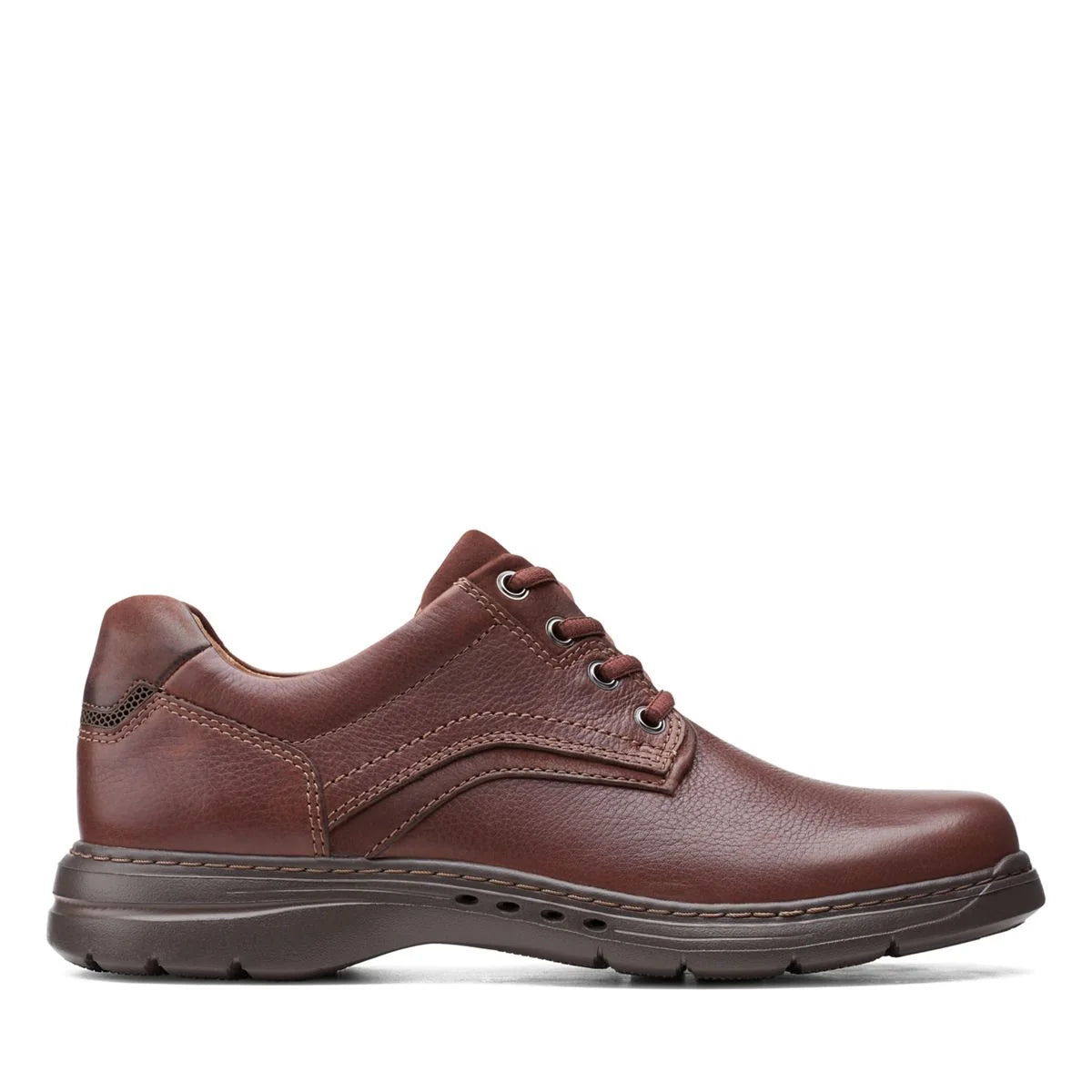 Clarks Men's Un Brawleypace Brown Leather
