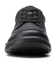 Clarks Men's Bradley Vibe Black Tumbled Leather