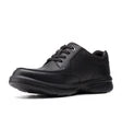 Clarks Men's Bradley Vibe Black Tumbled Leather