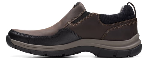 Clarks Men's Walpath Step Dark Brown Leather