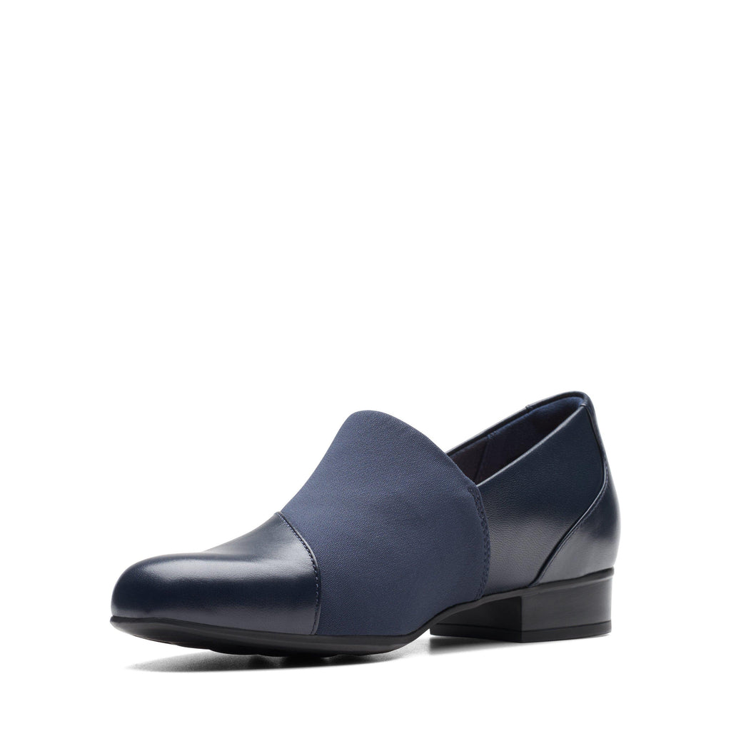 Clarks Women’s Juliet Gem Navy Leather
