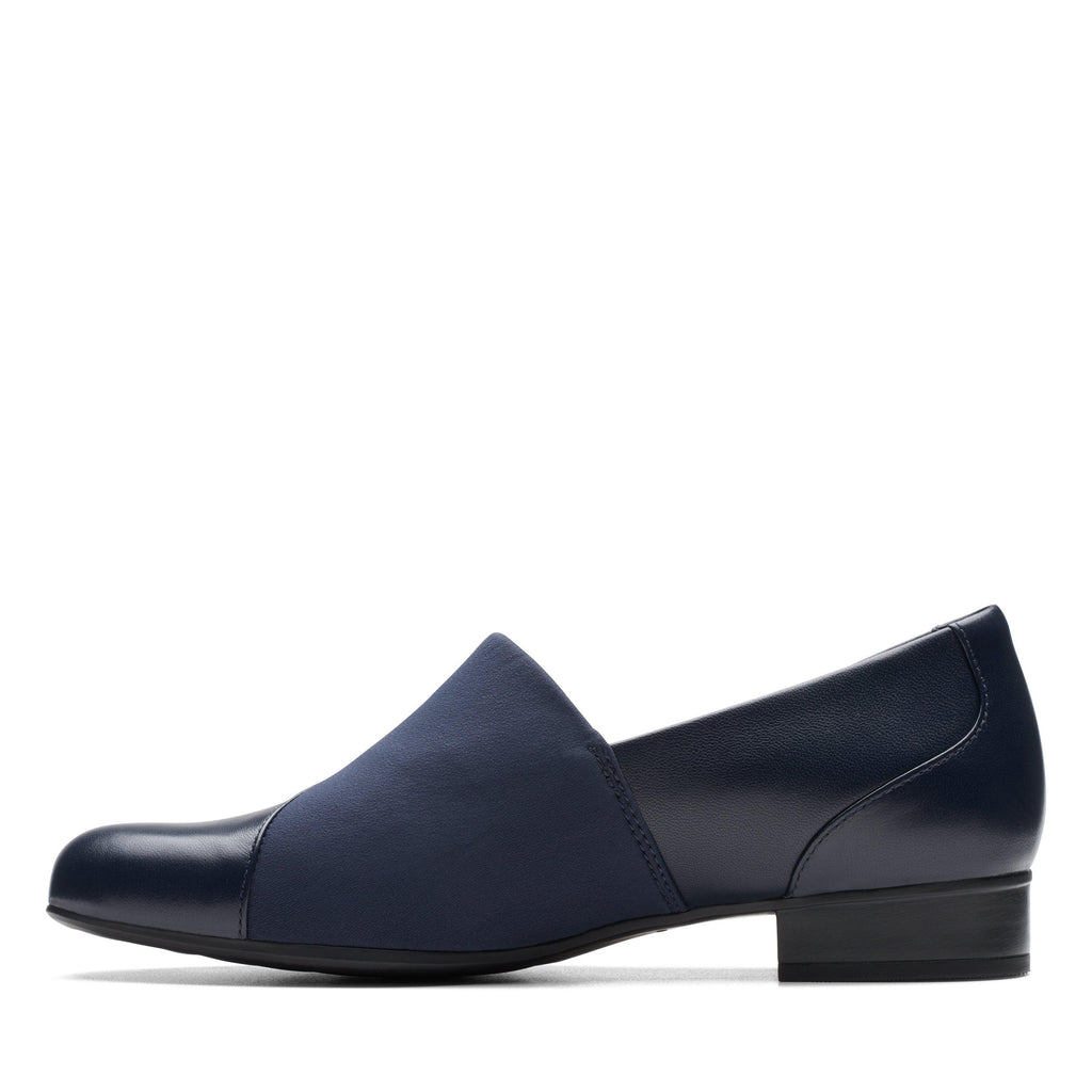 Clarks Women’s Juliet Gem Navy Leather