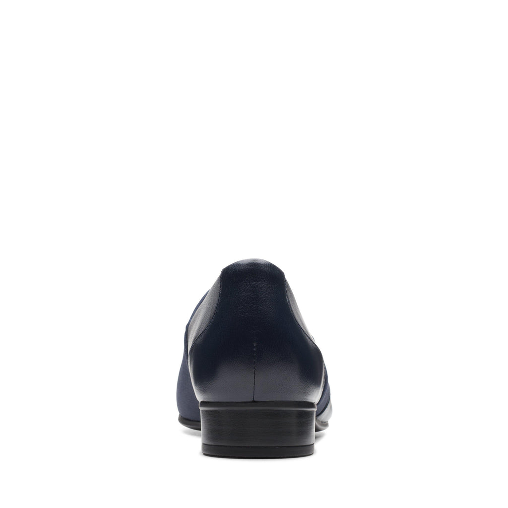 Clarks Women’s Juliet Gem Navy Leather