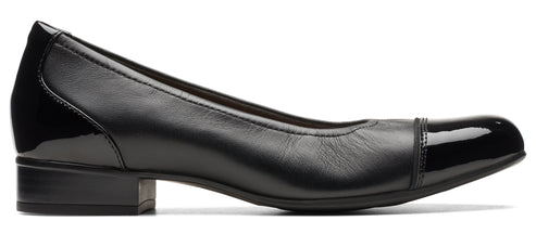 Clarks Women’s Juliet Step Black Leather