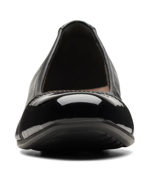 Clarks Women’s Juliet Step Black Leather