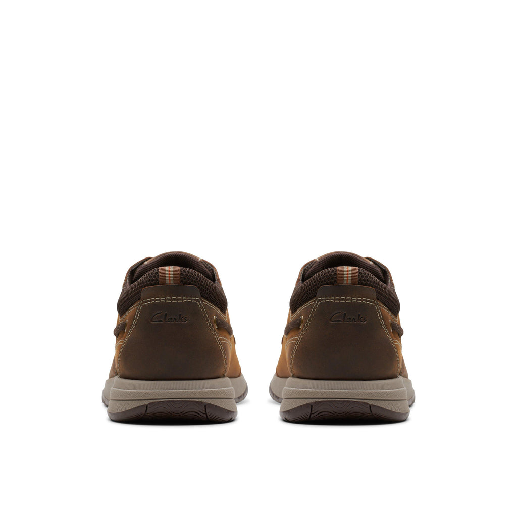 Clarks Men's Sailview Lace Light Beeswax Leather