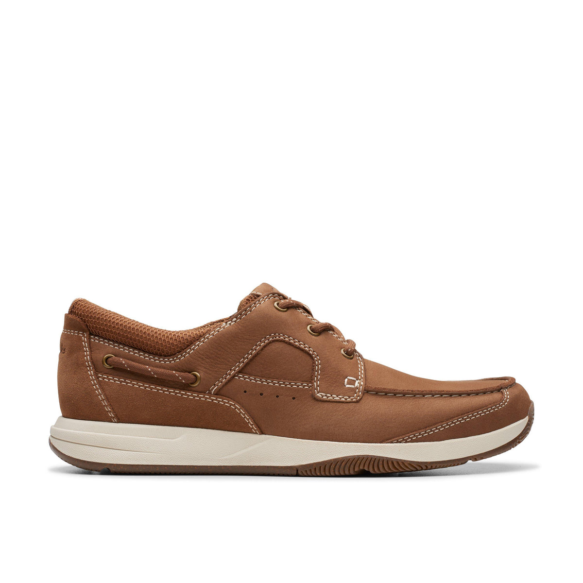 Clarks Men's Sailview Lace Light Tan Nubuck
