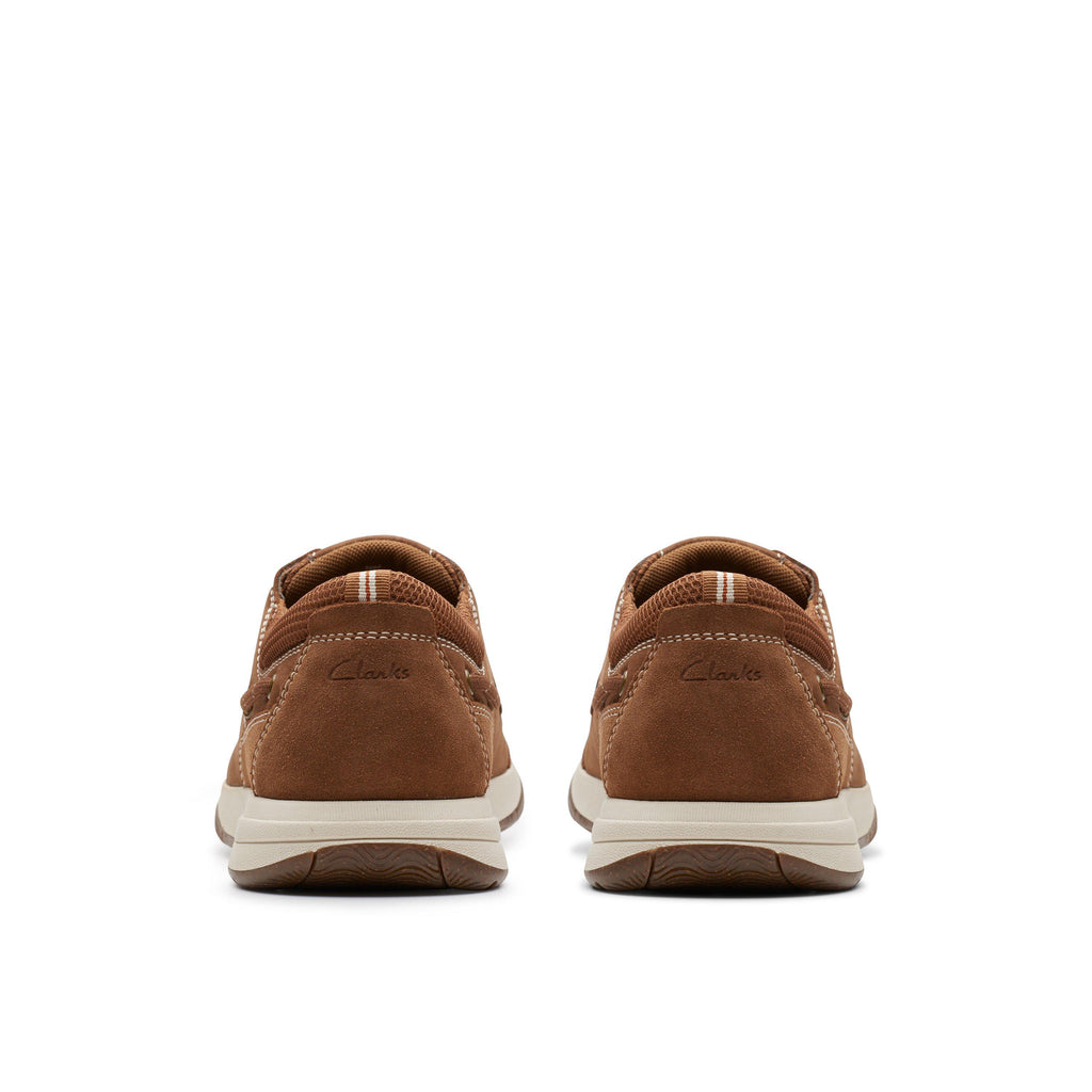 Clarks Men's Sailview Lace Light Tan Nubuck