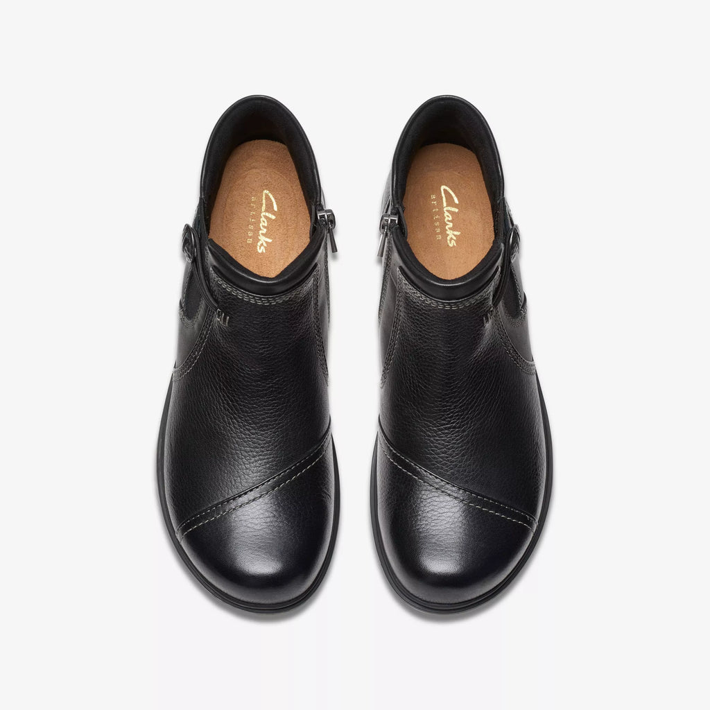 Clarks Women’s Certina Joy Black Leather