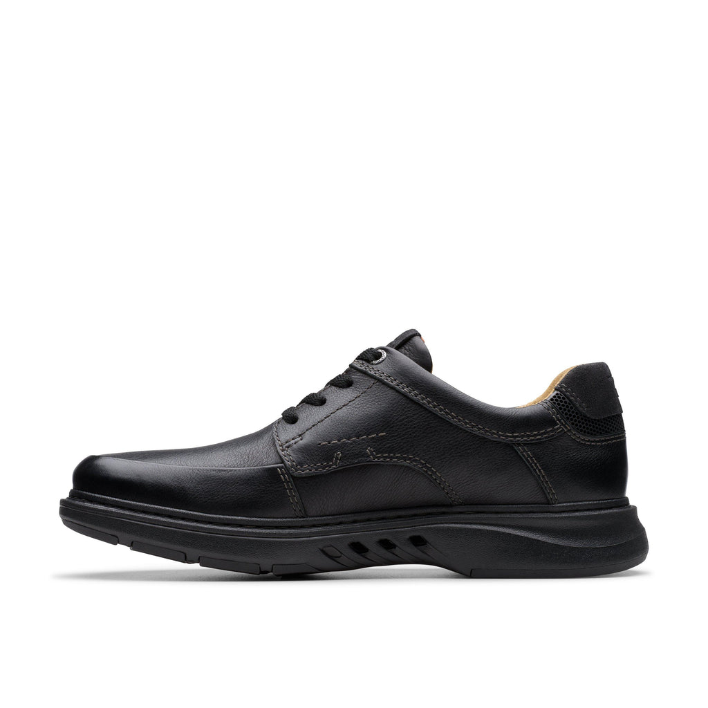 Clarks Men's Un Briley Lace Black Leather