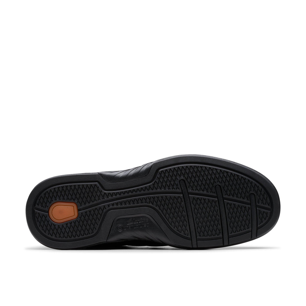 Clarks Men's Un Briley Lace Black Leather