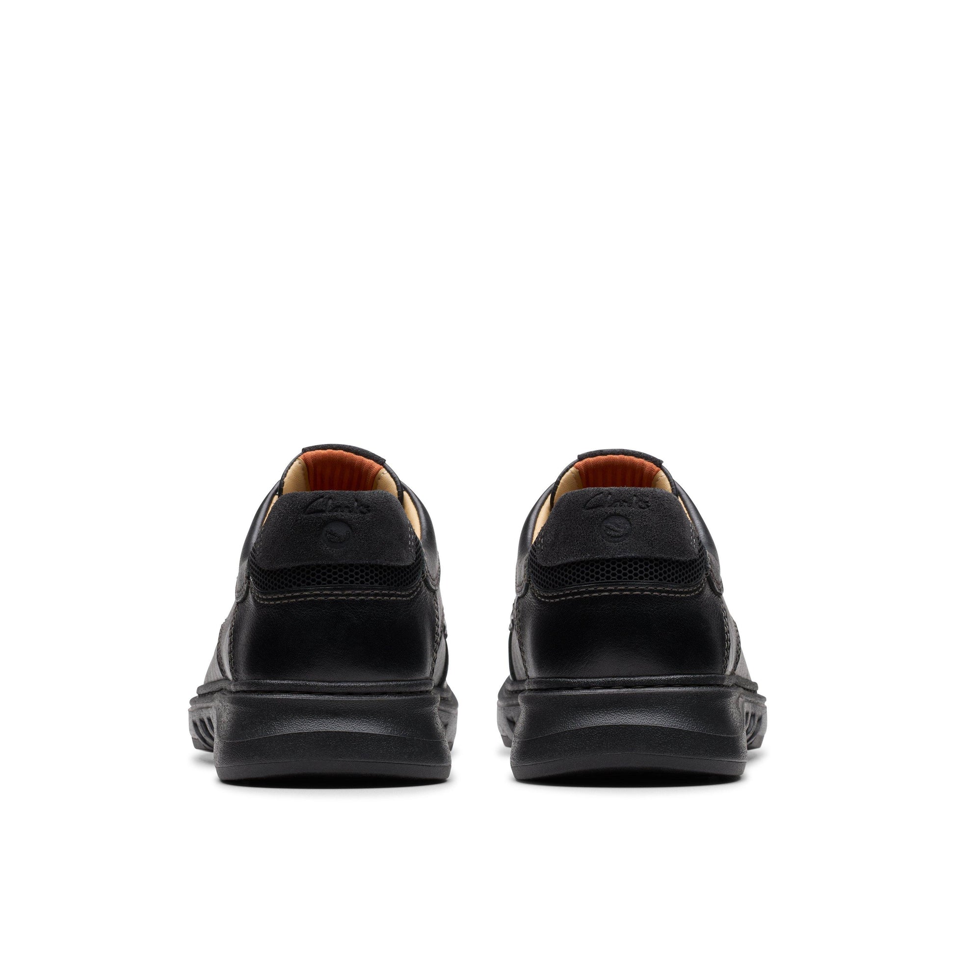 Clarks Men's Un Briley Lace Black Leather