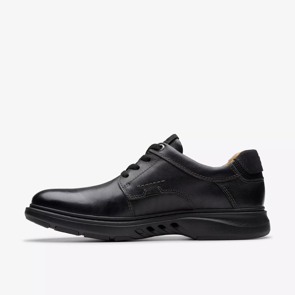 Clarks Men's Un Briley Pace Black Leather