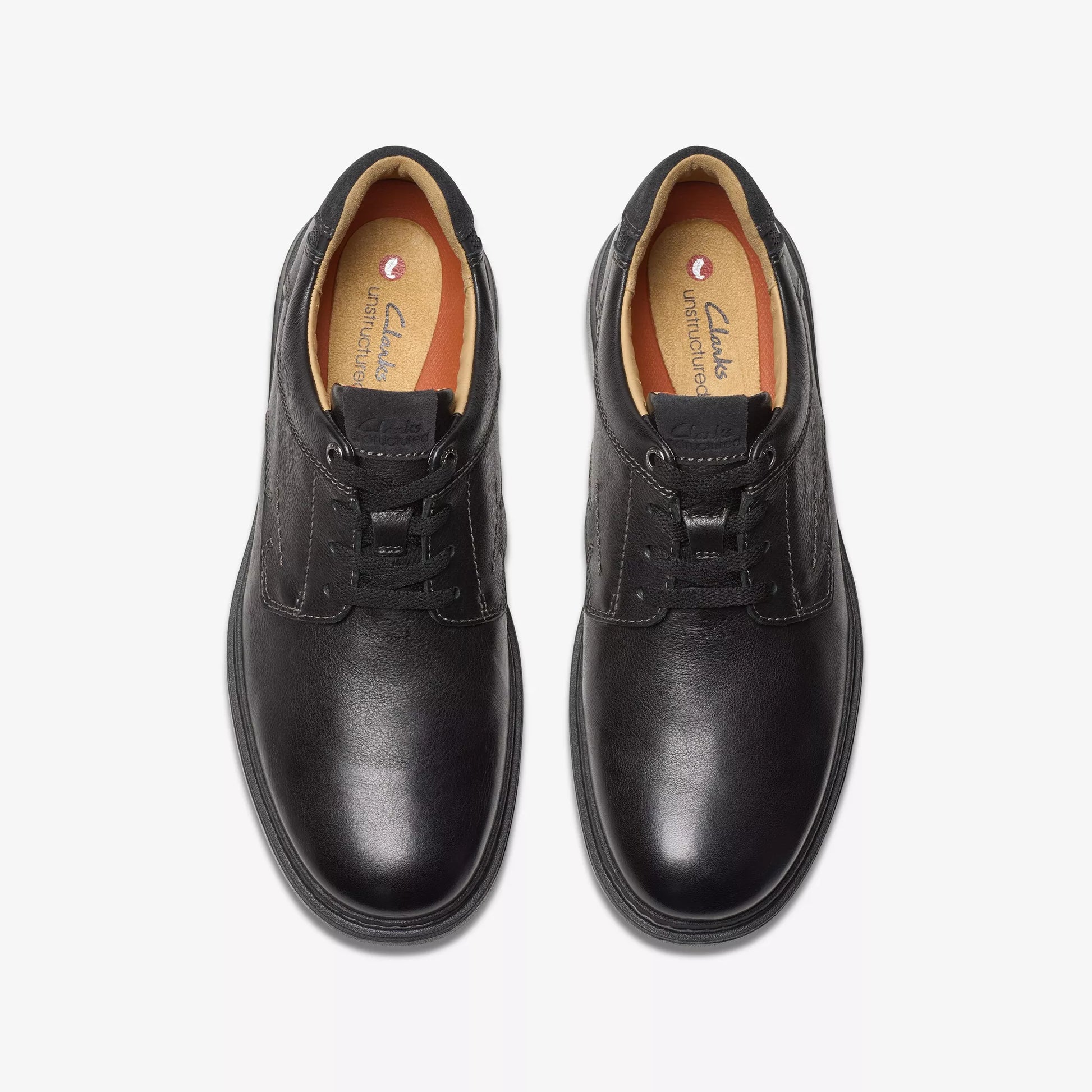 Clarks Men's Un Briley Pace Black Leather