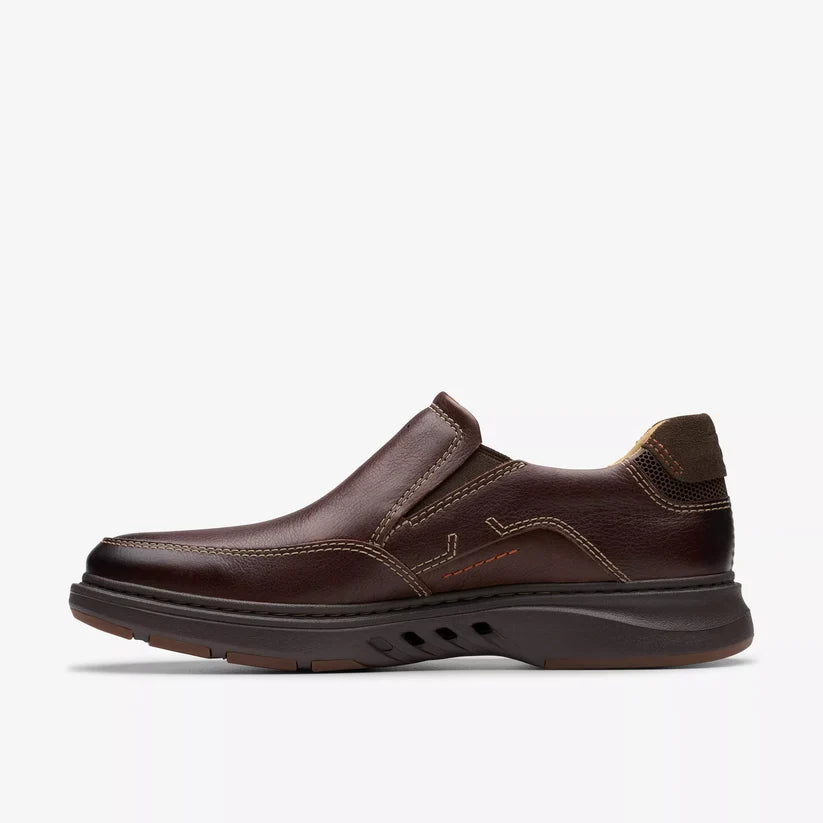 Clarks Men's Un Briley Step Mahogany Leather