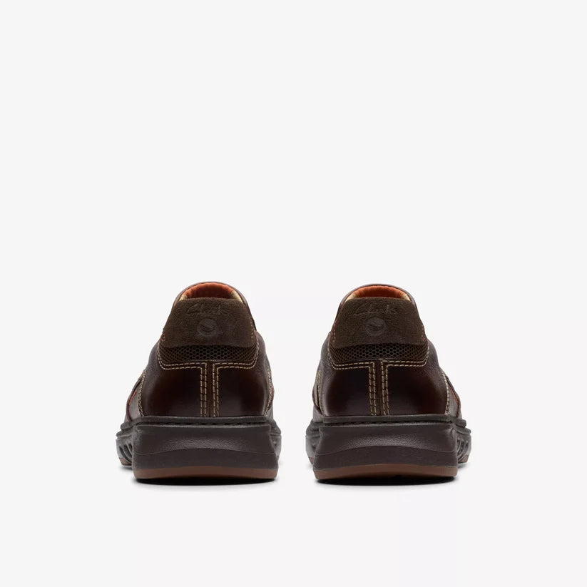 Clarks Men's Un Briley Step Mahogany Leather