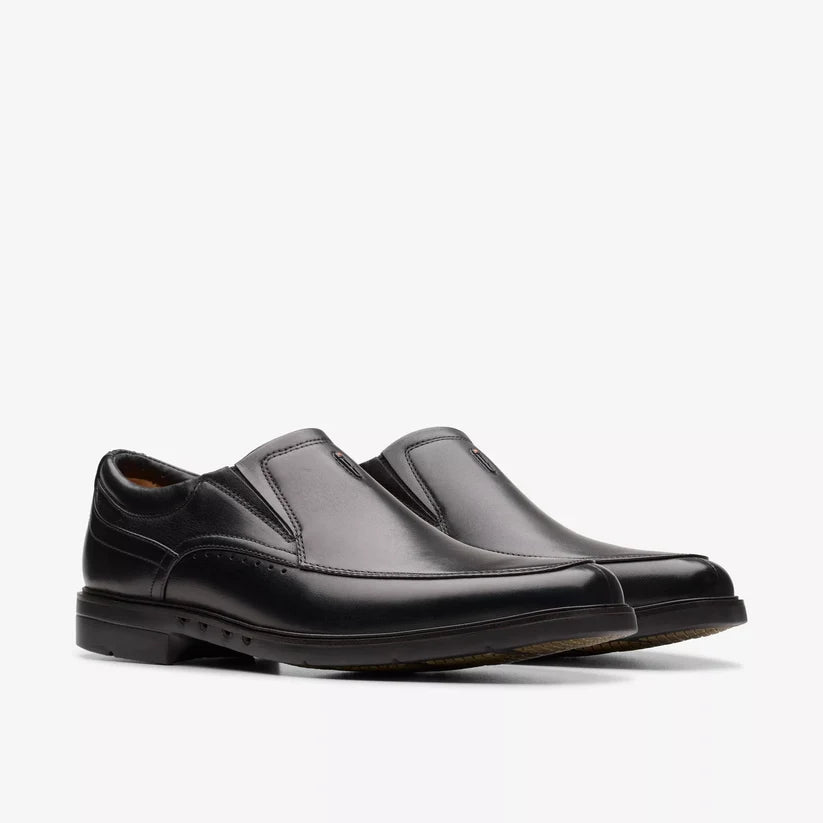 Clarks Men's Un Kendric Go Black Leather