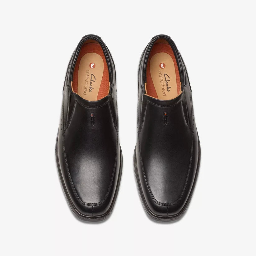 Clarks Men's Un Kendric Go Black Leather