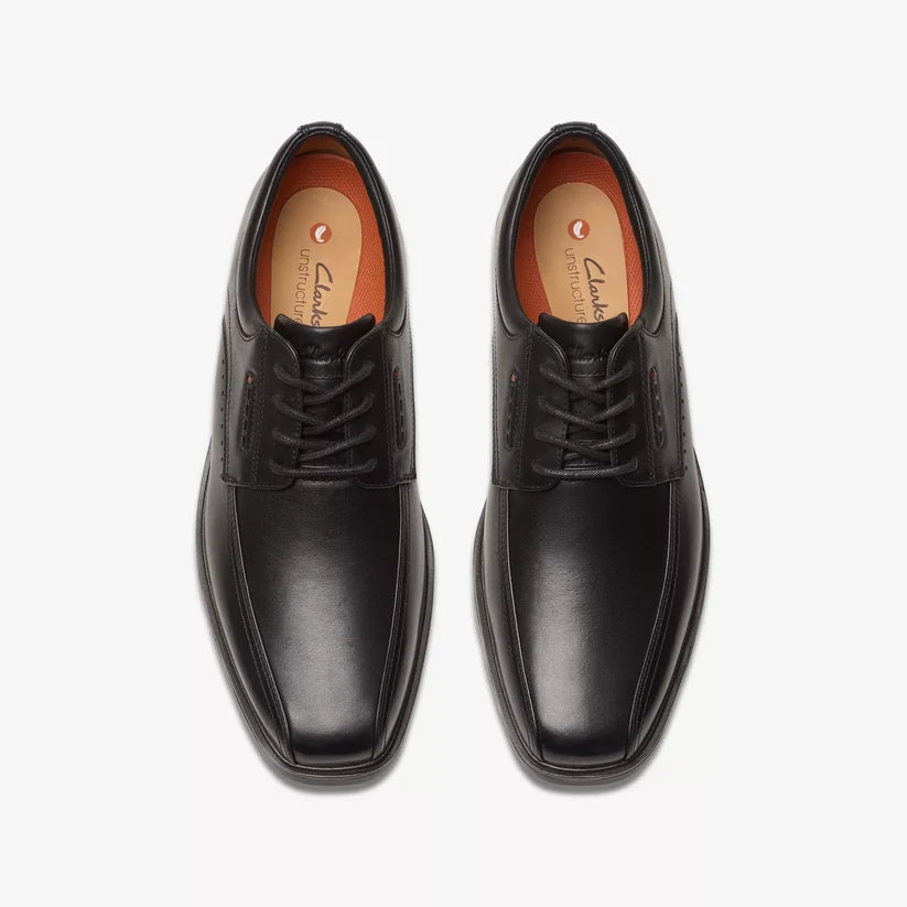 Clarks Men's Un Kendric Way Black Leather