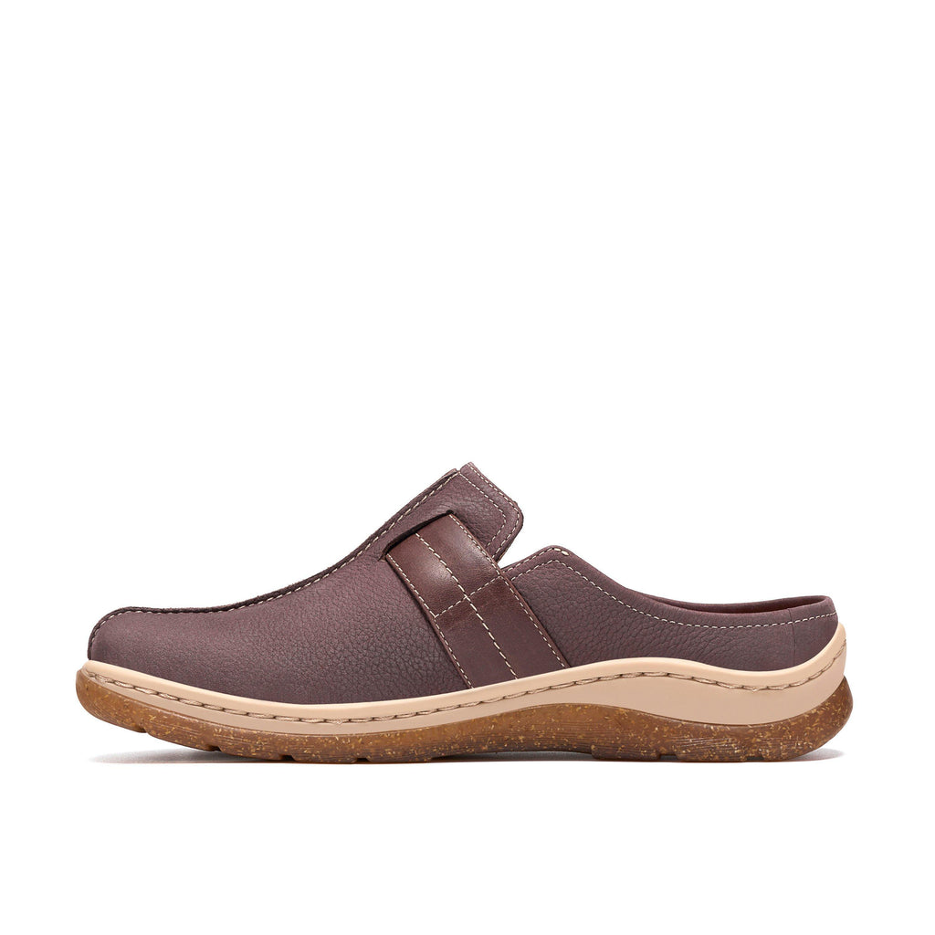 Clarks Women’s Orlene Clog Plum leather