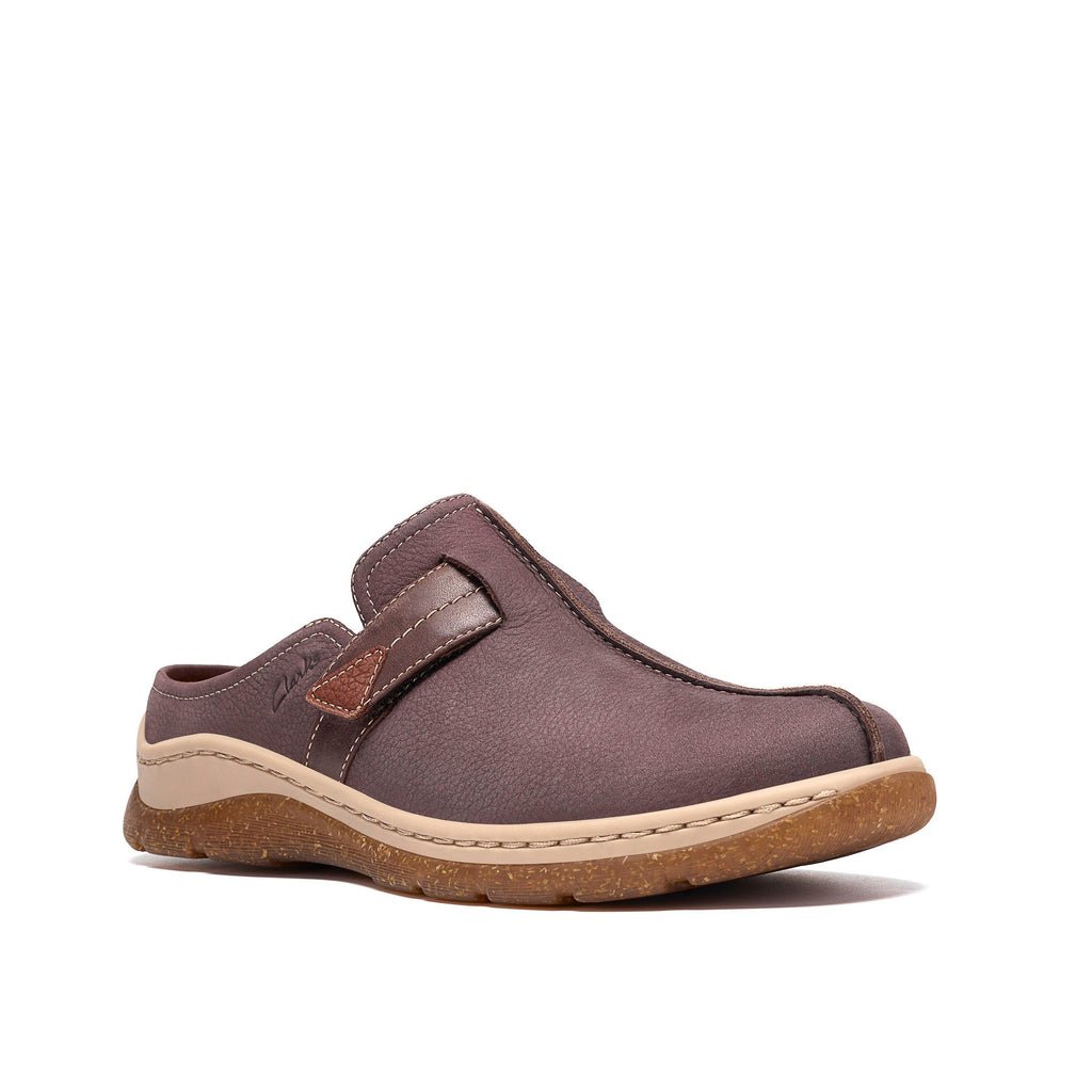 Clarks Women’s Orlene Clog Plum leather