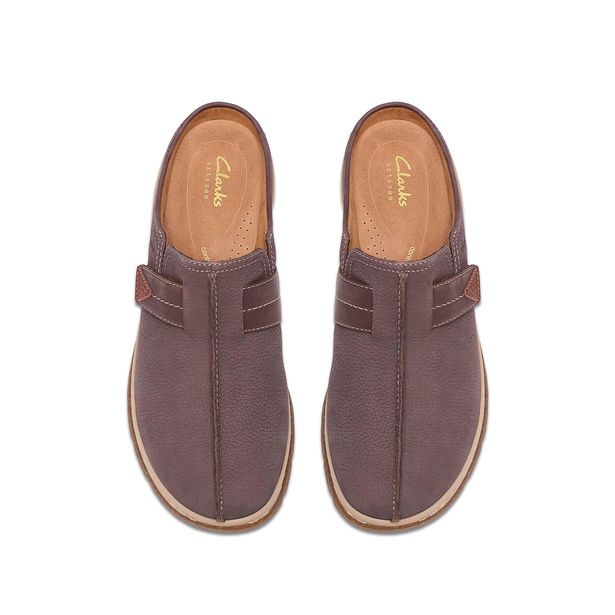 Clarks Women’s Orlene Clog Plum leather