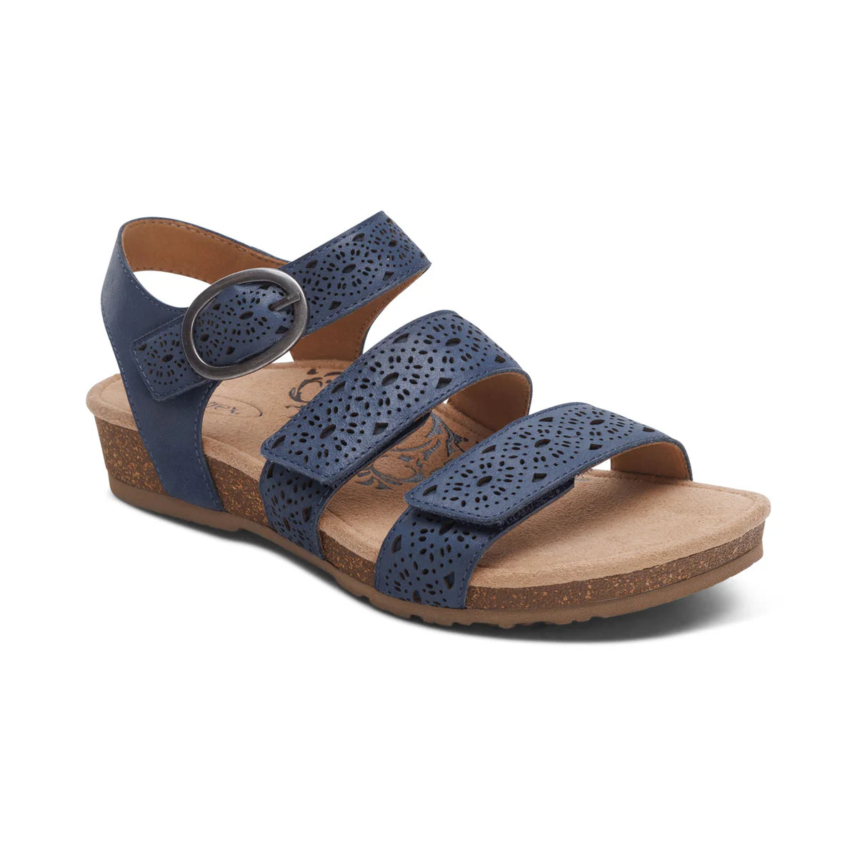 Aetrex Women's Lilly Navy Cutout
