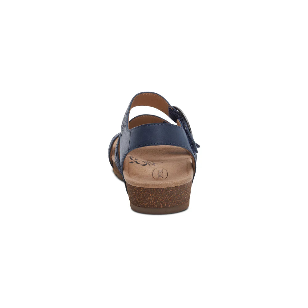 Aetrex Women's Lilly Navy Cutout