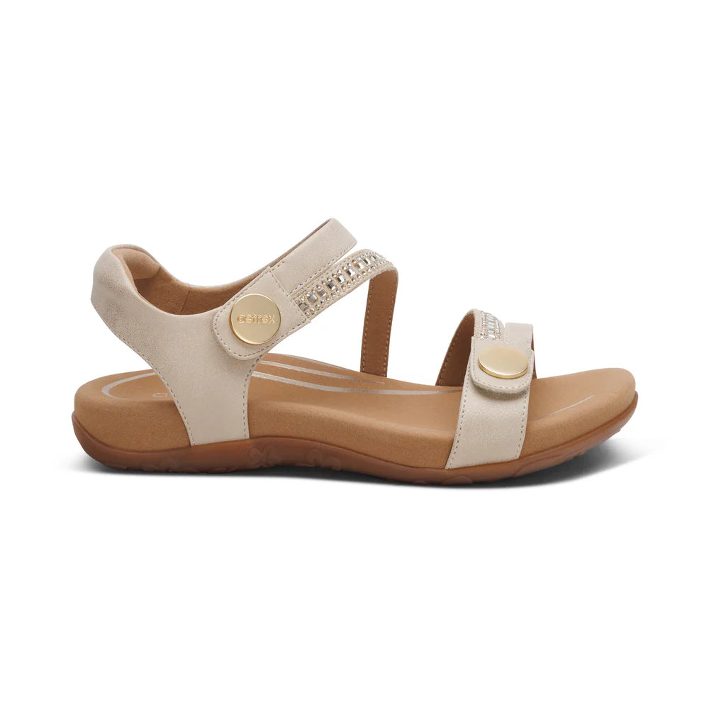 Aetrex Women's Jess Champagne Sparkle