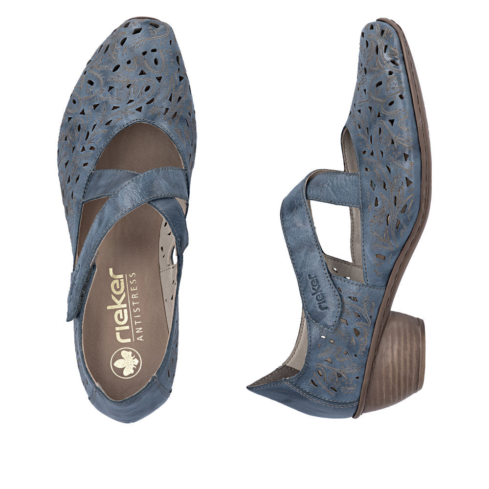 Rieker Women's 43773-12 Blue