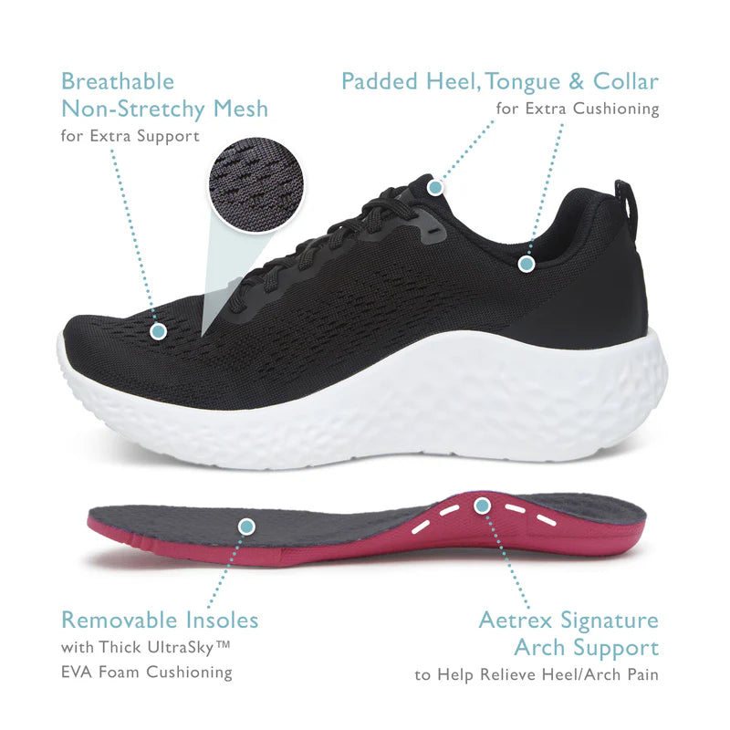 Aetrex Women's Danika Black