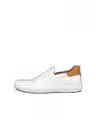 Ecco Men's Soft 7 easy slip on white/lion