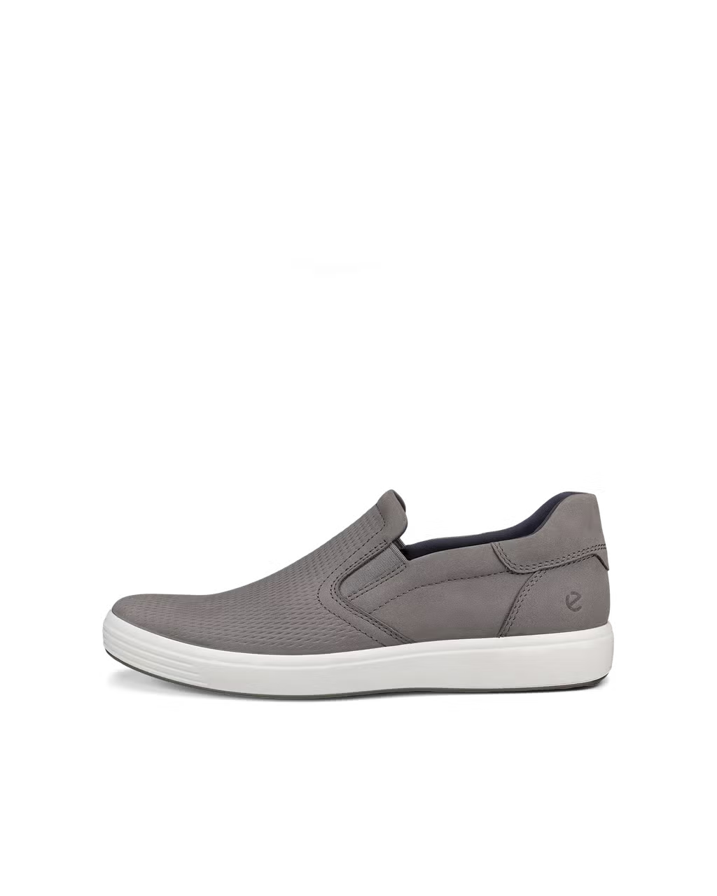Ecco Men's Soft 7 easy slip on steel/steel