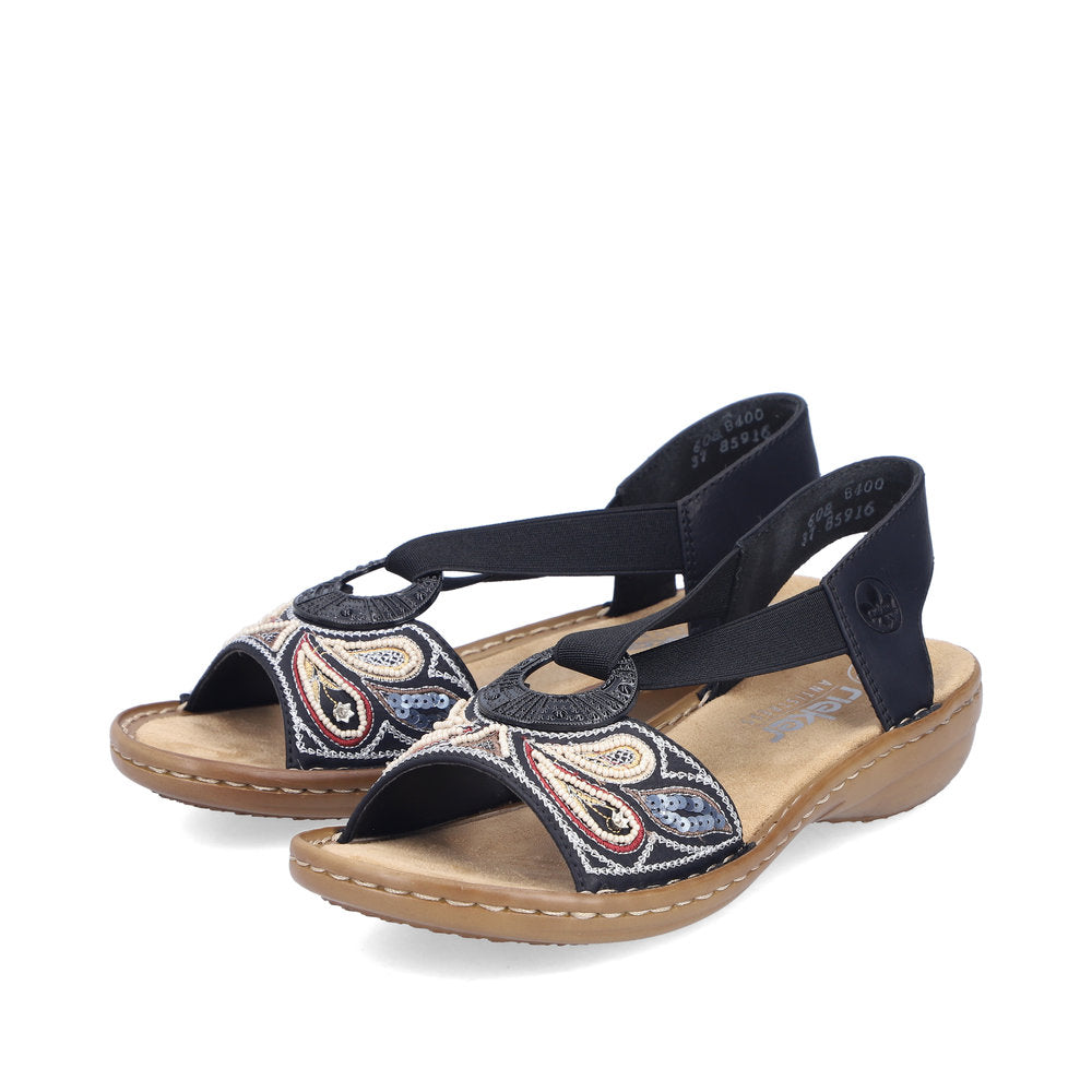 Rieker Women's 608B4-00 Black