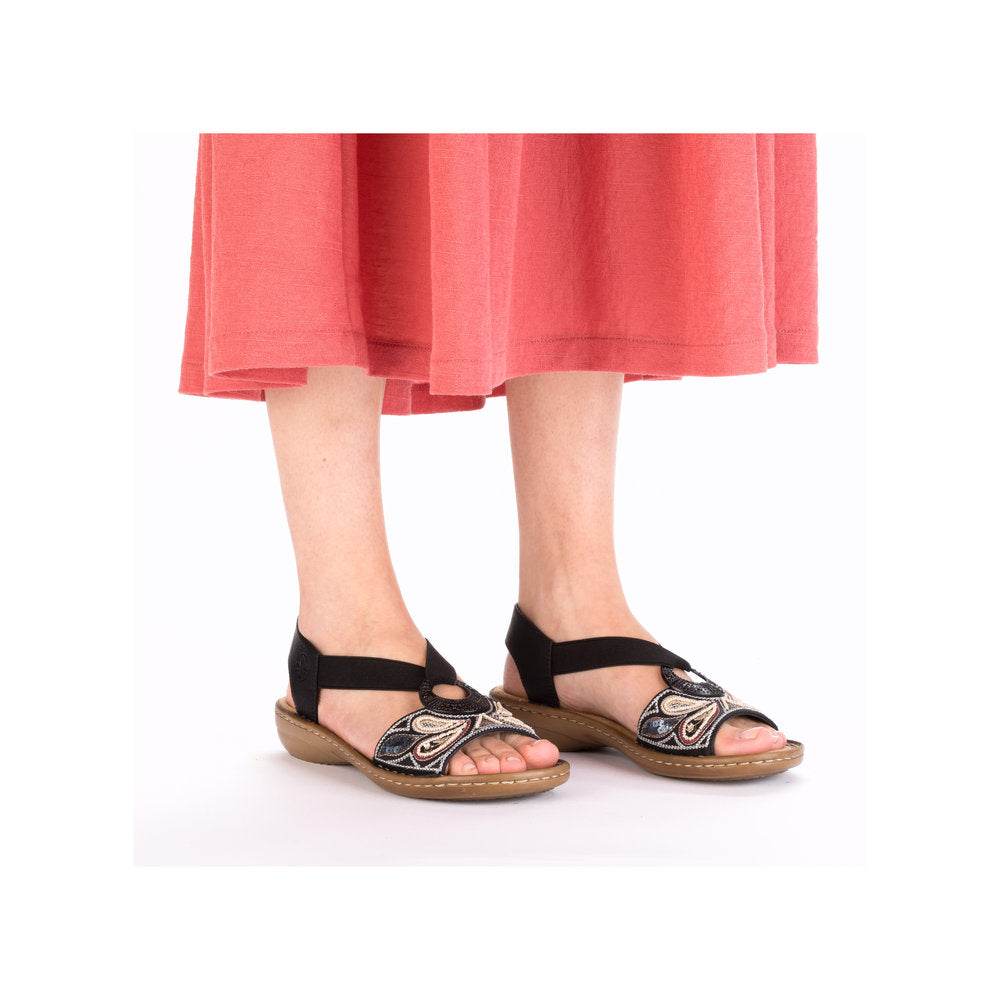 Rieker Women's 608B4-00 Black