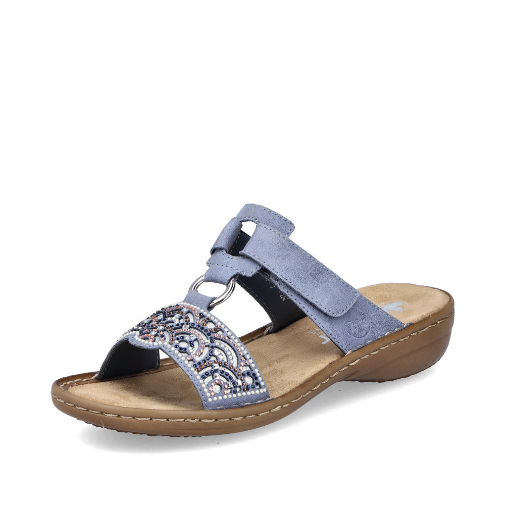 Rieker Women's 608K2-12 Blue