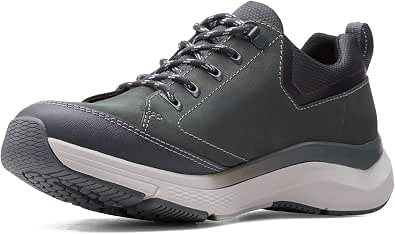 Clarks Men's Wave2 Vibe Dark Grey Nubuck